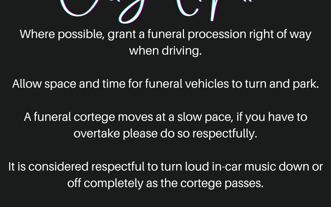 Funeral Cortege Etiquette